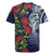 Meri Kirihimete New Zealand Rugby Jersey Tui on Pohutukawa - Blue Ver