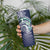 Meri Kirihimete New Zealand Skinny Tumbler Tui on Pohutukawa - Blue Ver