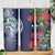 Meri Kirihimete New Zealand Skinny Tumbler Tui on Pohutukawa - Blue Ver