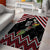 New Zealand Christmas Taniko Poutama Area Rug Flora Map with Birds - Polynesian Pride