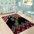 New Zealand Christmas Taniko Poutama Area Rug Flora Map with Birds - Polynesian Pride