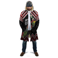 New Zealand Christmas Taniko Poutama Cloak Flora Map with Birds - Polynesian Pride