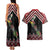 New Zealand Christmas Taniko Poutama Couples Matching Tank Maxi Dress and Hawaiian Shirt Flora Map with Birds - Polynesian Pride