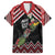 New Zealand Christmas Taniko Poutama Family Matching Off Shoulder Maxi Dress and Hawaiian Shirt Flora Map with Birds - Polynesian Pride