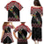 New Zealand Christmas Taniko Poutama Family Matching Puletasi and Hawaiian Shirt Flora Map with Birds - Polynesian Pride
