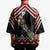 New Zealand Christmas Taniko Poutama Kimono Flora Map with Birds - Polynesian Pride