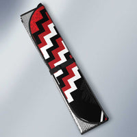 New Zealand Christmas Taniko Poutama Auto Sun Shade Mountainscape Maori Fern - Polynesian Pride