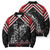New Zealand Christmas Taniko Poutama Bomber Puffer Jacket Mountainscape Maori Fern - Polynesian Pride