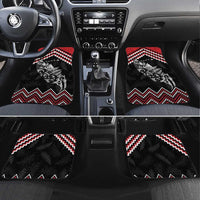 New Zealand Christmas Taniko Poutama Car Mats Mountainscape Maori Fern - Polynesian Pride