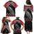 New Zealand Christmas Taniko Poutama Family Matching Puletasi and Hawaiian Shirt Mountainscape Maori Fern - Polynesian Pride