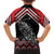 New Zealand Christmas Taniko Poutama Family Matching Short Sleeve Bodycon Dress and Hawaiian Shirt Mountainscape Maori Fern - Polynesian Pride