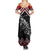 New Zealand Christmas Taniko Poutama Family Matching Summer Maxi Dress and Hawaiian Shirt Mountainscape Maori Fern - Polynesian Pride