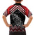 New Zealand Christmas Taniko Poutama Kid Hawaiian Shirt Mountainscape Maori Fern - Polynesian Pride