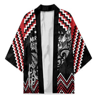 New Zealand Christmas Taniko Poutama Kimono Mountainscape Maori Fern - Polynesian Pride