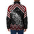 New Zealand Christmas Taniko Poutama Padded Jacket Mountainscape Maori Fern - Polynesian Pride