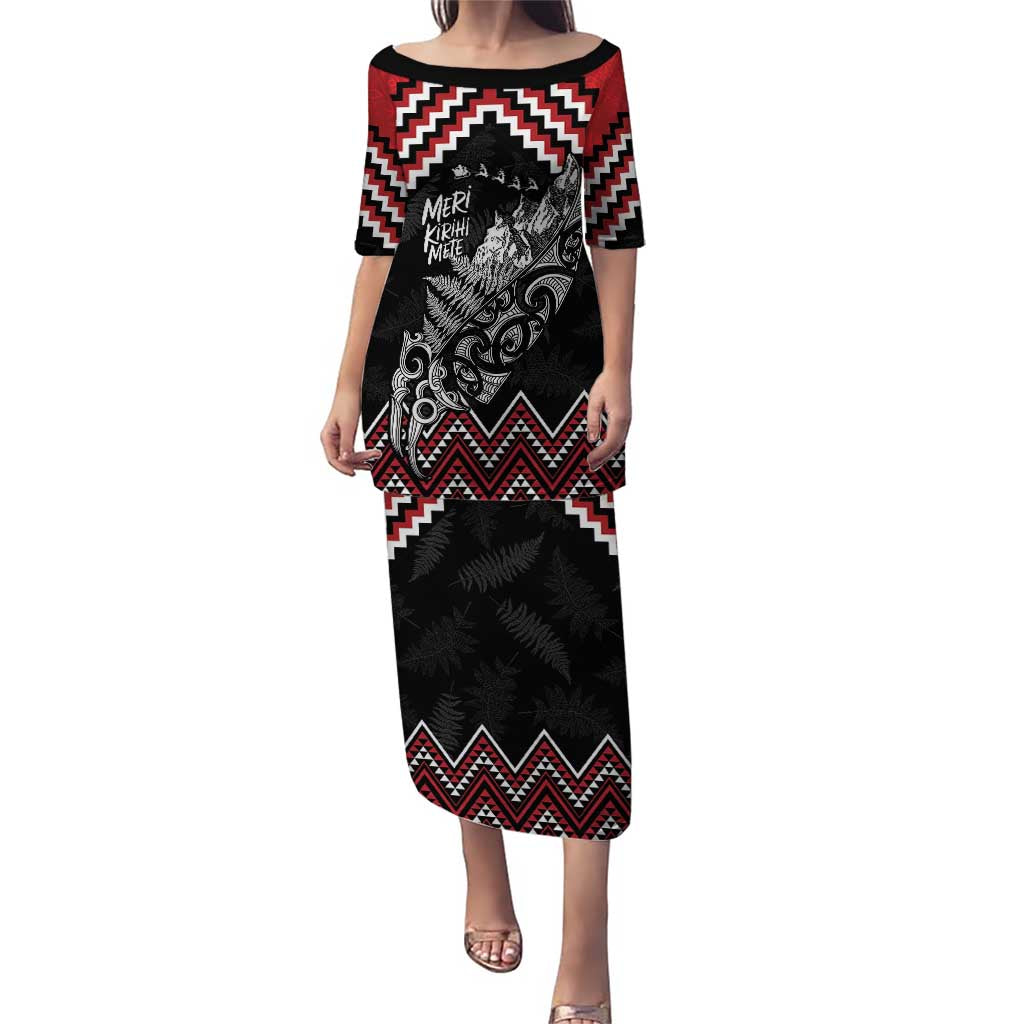 New Zealand Christmas Taniko Poutama Puletasi Mountainscape Maori Fern - Polynesian Pride