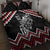 New Zealand Christmas Taniko Poutama Quilt Bed Set Mountainscape Maori Fern - Polynesian Pride