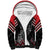 New Zealand Christmas Taniko Poutama Sherpa Hoodie Mountainscape Maori Fern - Polynesian Pride