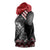 New Zealand Christmas Taniko Poutama Sleeveless Hoodie Mountainscape Maori Fern - Polynesian Pride