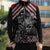 New Zealand Christmas Taniko Poutama Sleeveless Puffer Jacket Mountainscape Maori Fern - Polynesian Pride