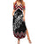New Zealand Christmas Taniko Poutama Summer Maxi Dress Mountainscape Maori Fern - Polynesian Pride