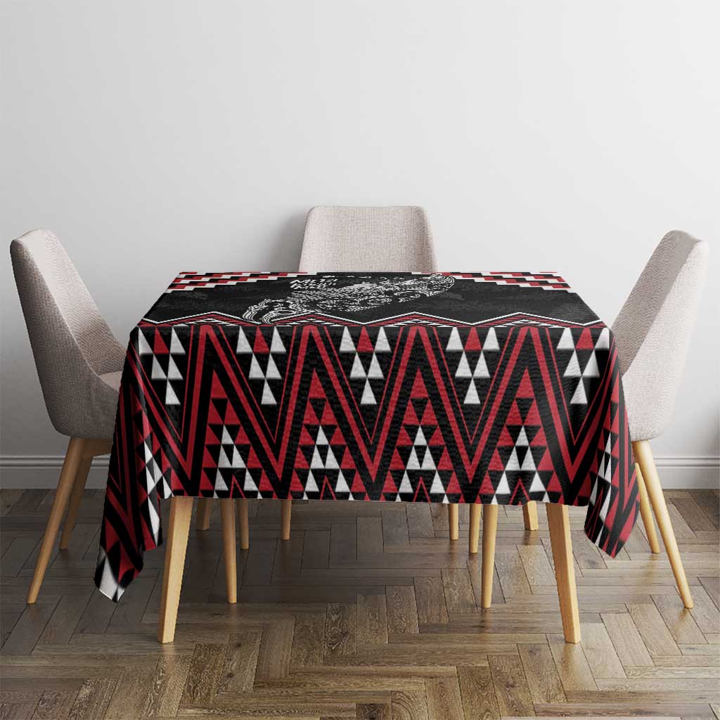 New Zealand Christmas Taniko Poutama Tablecloth Mountainscape Maori Fern - Polynesian Pride
