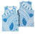 Bula Fiji Classic Masi Tapa Basketball Jersey Turquoise - Polynesian Pride