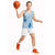 Bula Fiji Classic Masi Tapa Basketball Jersey Turquoise - Polynesian Pride