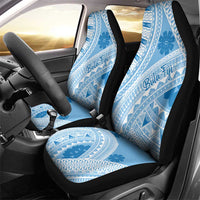 Bula Fiji Classic Masi Tapa Car Seat Cover Turquoise - Polynesian Pride