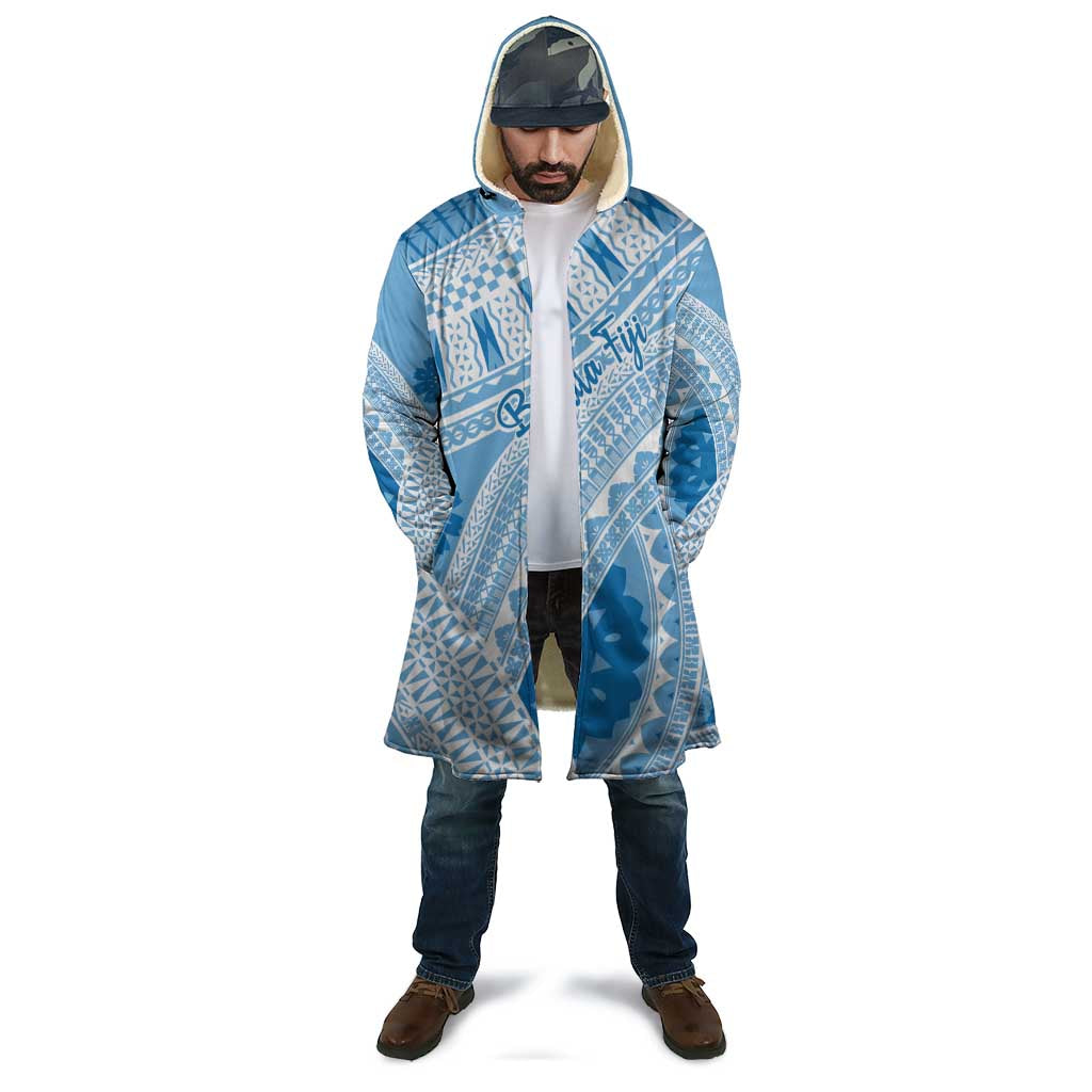 Bula Fiji Classic Masi Tapa Cloak Turquoise - Polynesian Pride