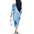 Bula Fiji Classic Masi Tapa Family Matching Off The Shoulder Long Sleeve Dress and Hawaiian Shirt Turquoise - Polynesian Pride