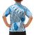 Bula Fiji Classic Masi Tapa Kid Hawaiian Shirt Turquoise - Polynesian Pride