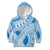Bula Fiji Classic Masi Tapa Kid Hoodie Turquoise - Polynesian Pride