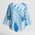 Bula Fiji Classic Masi Tapa Kimono Sleeve Blouse Turquoise - Polynesian Pride