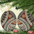 Bula Fiji Classic Masi Tapa Ceramic Ornament Vintage Brown - Polynesian Pride