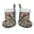 Bula Fiji Classic Masi Tapa Christmas Stocking Vintage Brown - Polynesian Pride