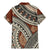Bula Fiji Classic Masi Tapa Family Matching Mermaid Dress and Hawaiian Shirt Vintage Brown - Polynesian Pride