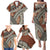 Bula Fiji Classic Masi Tapa Family Matching Puletasi and Hawaiian Shirt Vintage Brown - Polynesian Pride
