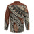 Bula Fiji Classic Masi Tapa Hockey Jersey Vintage Brown - Polynesian Pride