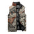 Bula Fiji Classic Masi Tapa Sleeveless Puffer Jacket Vintage Brown - Polynesian Pride