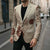 Bula Fiji Classic Masi Tapa Blazer Vintage Beige - Polynesian Pride