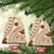 Bula Fiji Classic Masi Tapa Ceramic Ornament Vintage Beige - Polynesian Pride