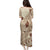 Bula Fiji Classic Masi Tapa Family Matching Puletasi and Hawaiian Shirt Vintage Beige - Polynesian Pride