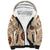 Bula Fiji Classic Masi Tapa Sherpa Hoodie Vintage Beige - Polynesian Pride
