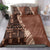 Bula Fiji Bedding Set Tribal Masi Tapa - Brown LT7 - Polynesian Pride