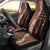 Bula Fiji Car Seat Cover Tribal Masi Tapa - Brown LT7 - Polynesian Pride