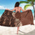 Bula Fiji Sarong Tribal Masi Tapa - Brown LT7 - Polynesian Pride