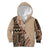 Bula Fiji Kid Hoodie Tribal Masi Tapa - Beige LT7 - Polynesian Pride