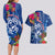 Guam Christmas Couples Matching Long Sleeve Bodycon Dress and Hawaiian Shirt Turtle Mix Tapa Felis Pasgua LT7 - Polynesian Pride