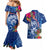 Guam Christmas Couples Matching Mermaid Dress and Hawaiian Shirt Turtle Mix Tapa Felis Pasgua LT7 - Polynesian Pride